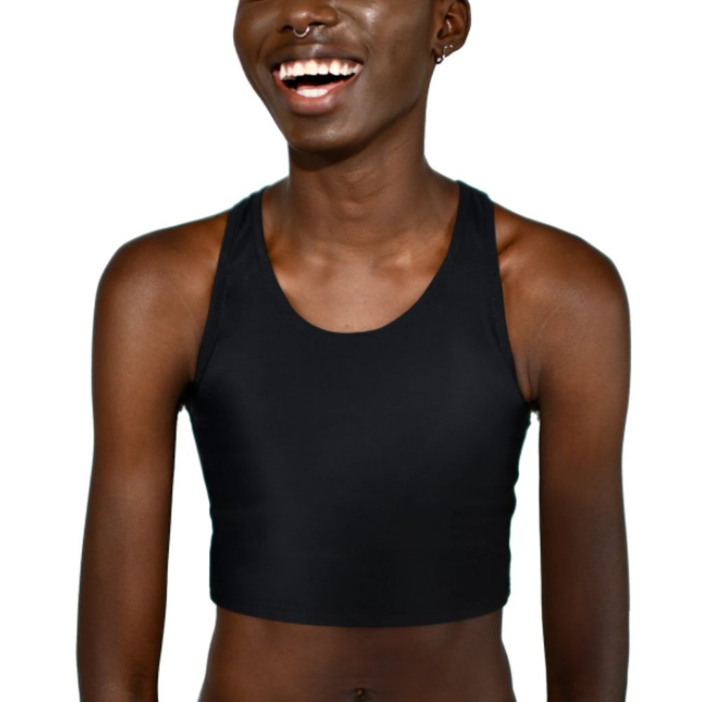 NWT gc2b Black Racerback Binder, S